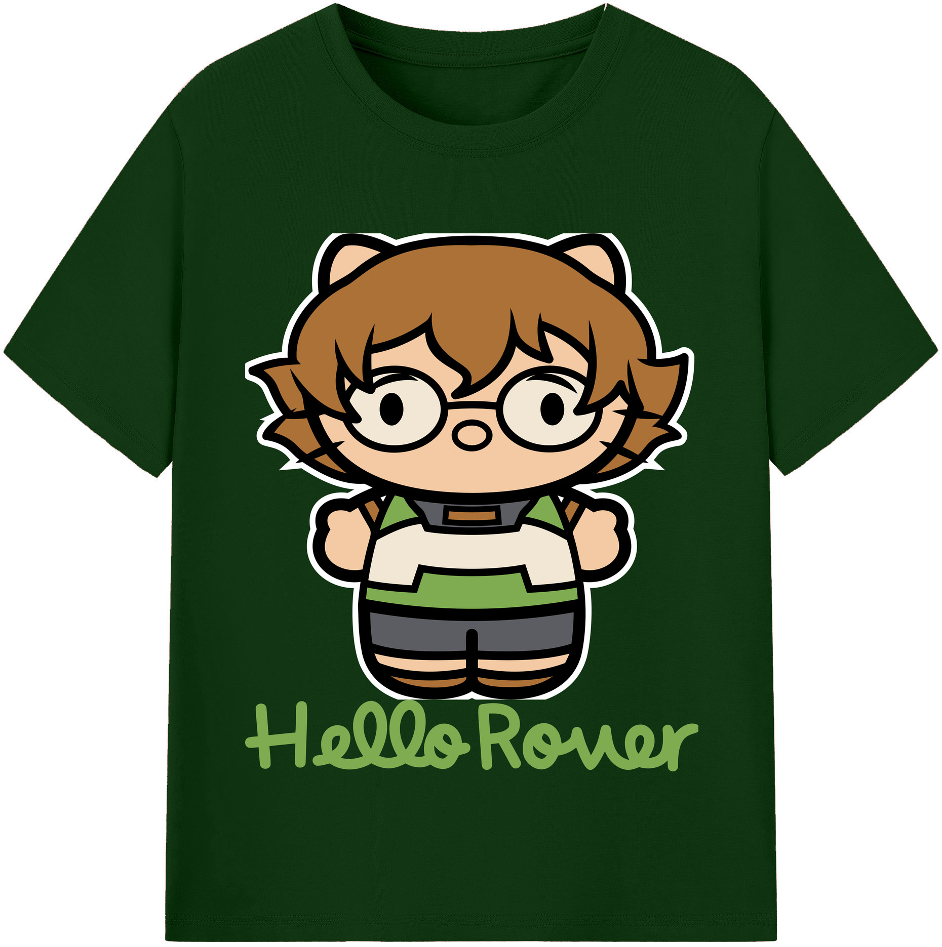 （画像用） Hello Kitty ハローキティ 綿100％半袖Tシャツ（フロントプリント）